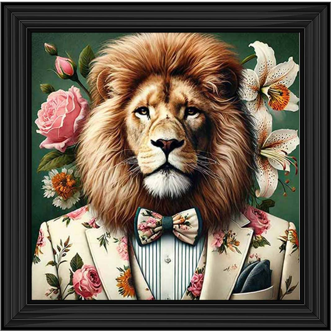 AN2149 Lion In Floral Suit
