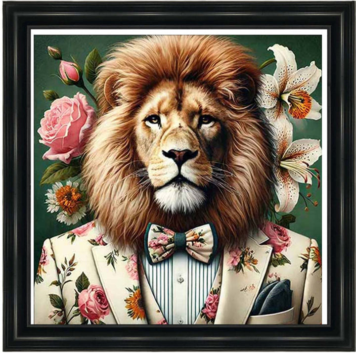 AN2149 Lion In Floral Suit