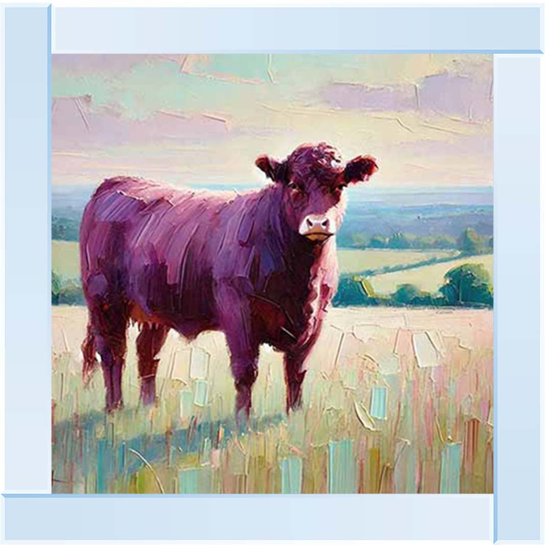 AN2150 Alone Cow Facing Right