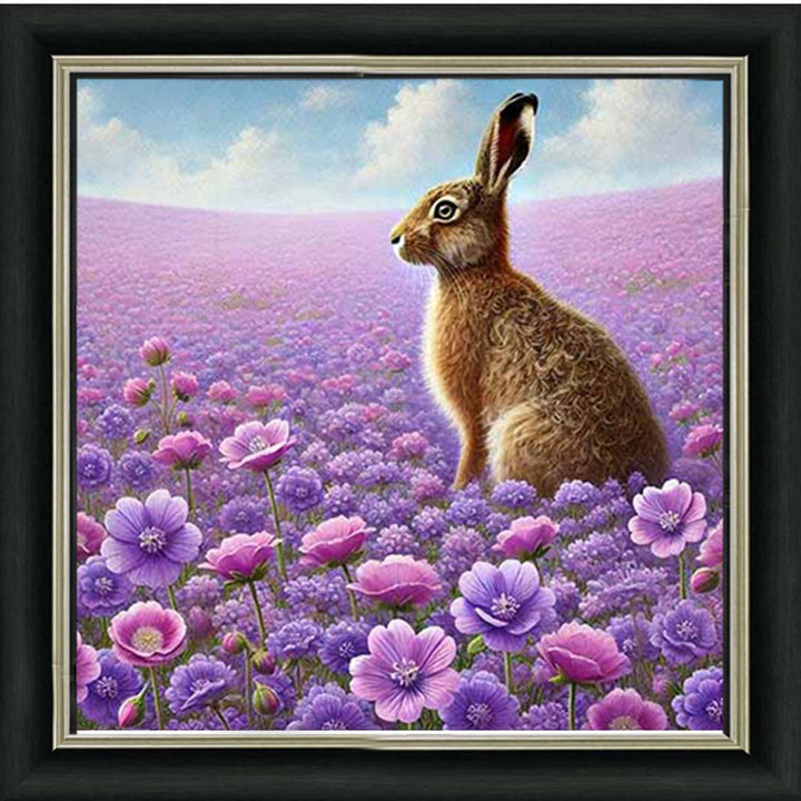 AN2151 Hare In Heather Side View