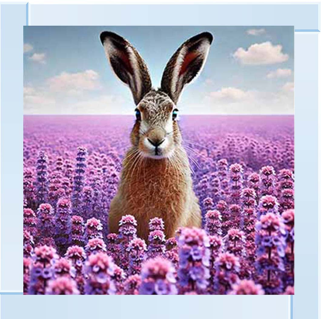 AN2152 Hare In Heather Front View
