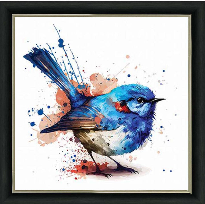 AN2160 Blue Robin Facing Right