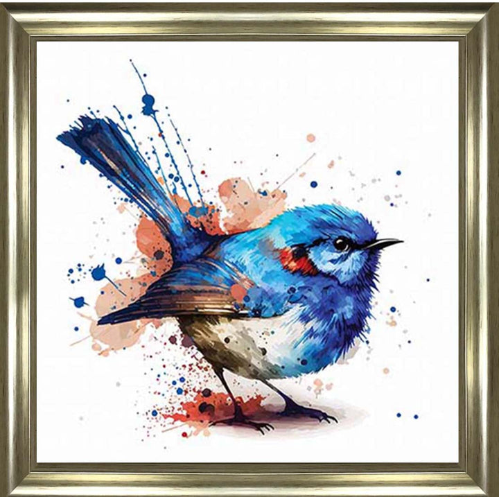 AN2160 Blue Robin Facing Right