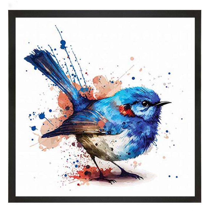 AN2160 Blue Robin Facing Right