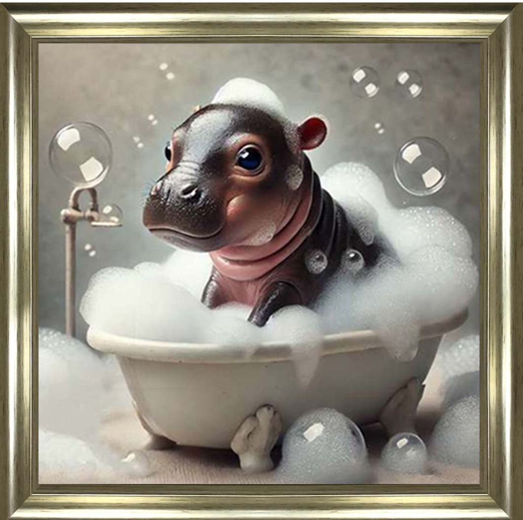 AN2201 Baby Hippo in Tub