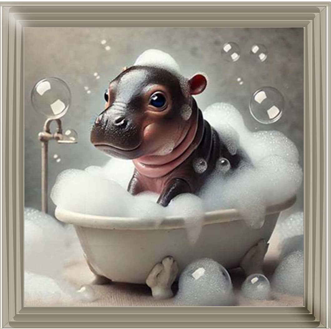 AN2201 Baby Hippo in Tub