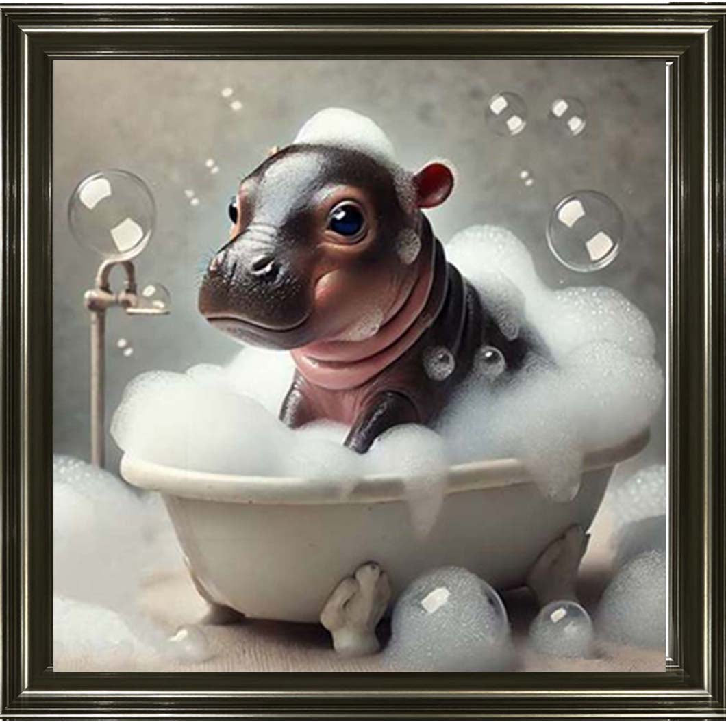 AN2201 Baby Hippo in Tub