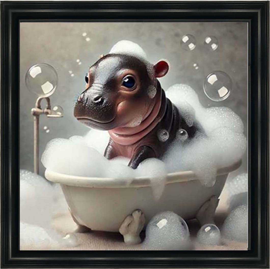 AN2201 Baby Hippo in Tub