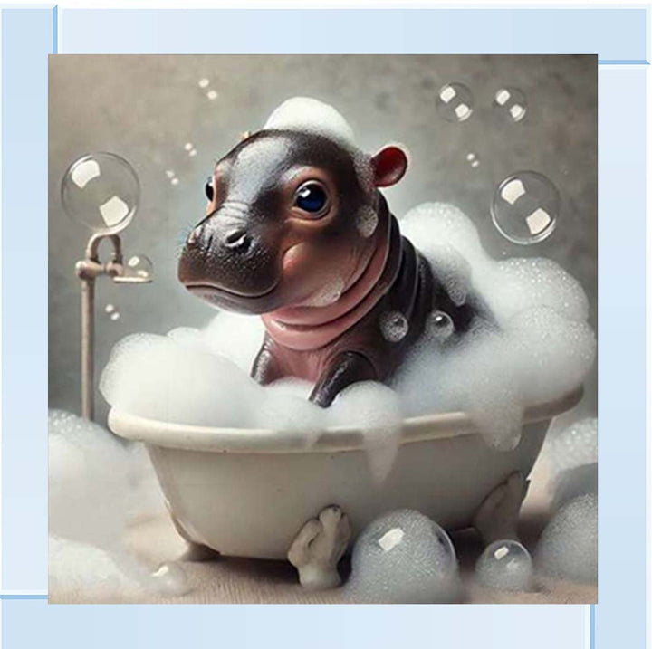 AN2201 Baby Hippo in Tub