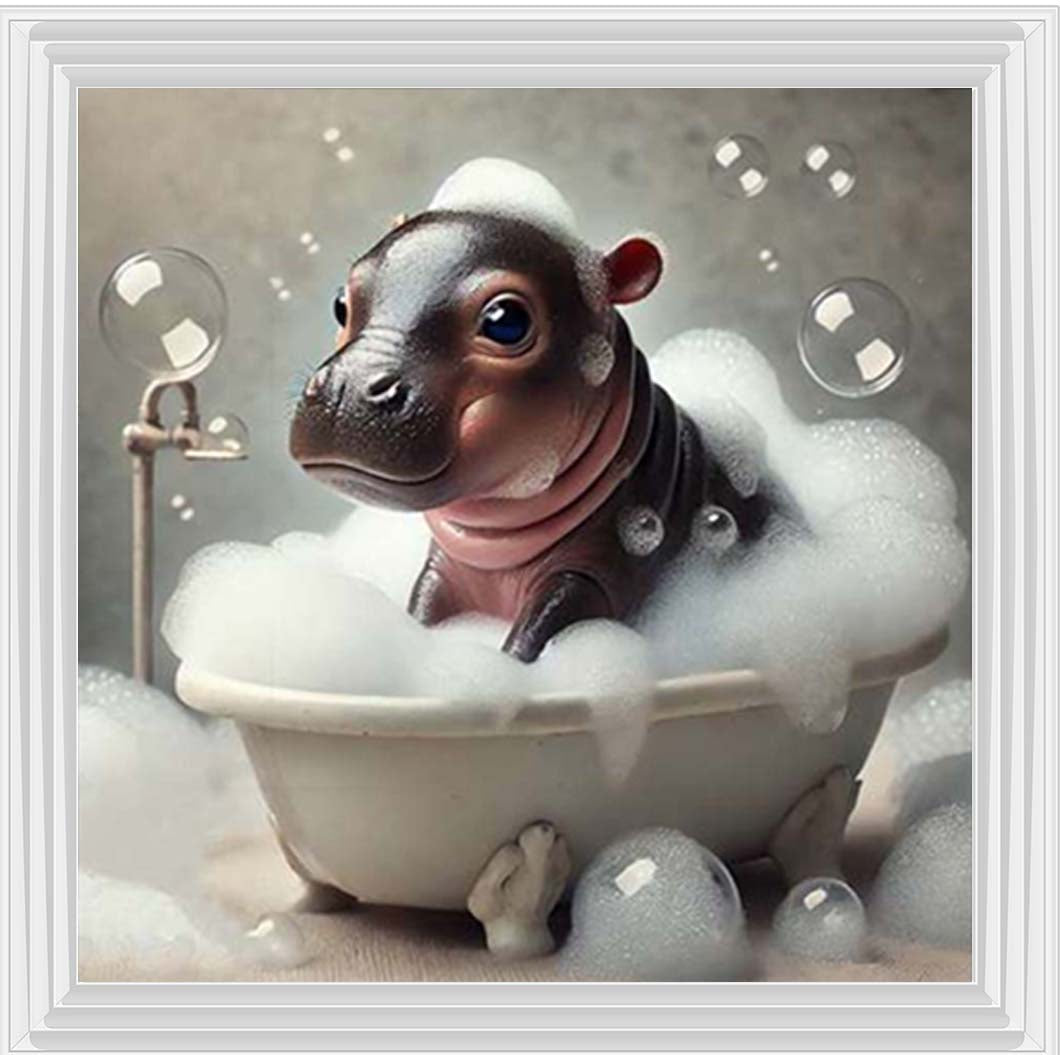 AN2201 Baby Hippo in Tub