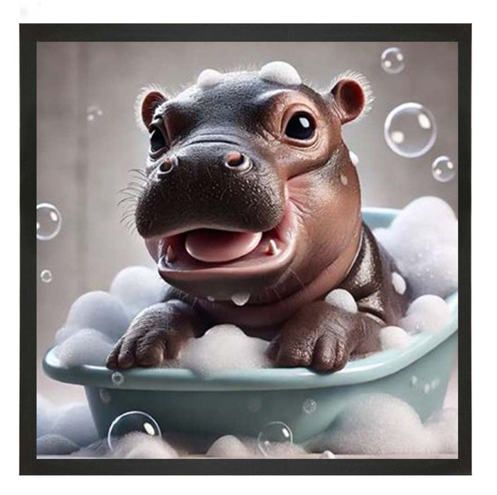 AN2203 Baby Hippo Enjoy Bathing