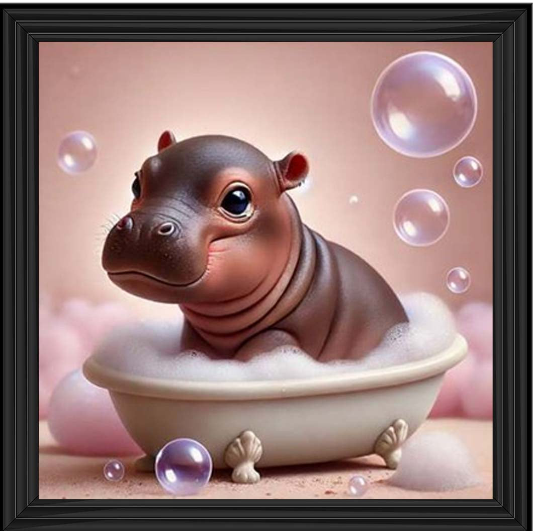 AN2204 Bathing Baby Hippo