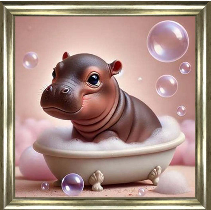 AN2204 Bathing Baby Hippo