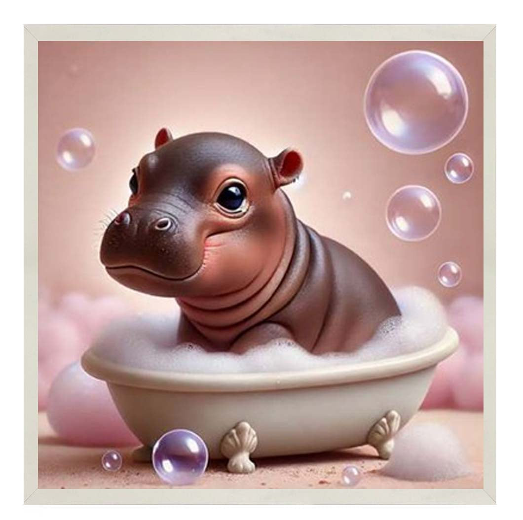 AN2204 Bathing Baby Hippo
