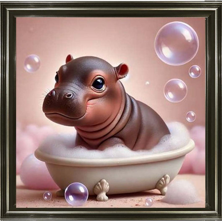 AN2204 Bathing Baby Hippo