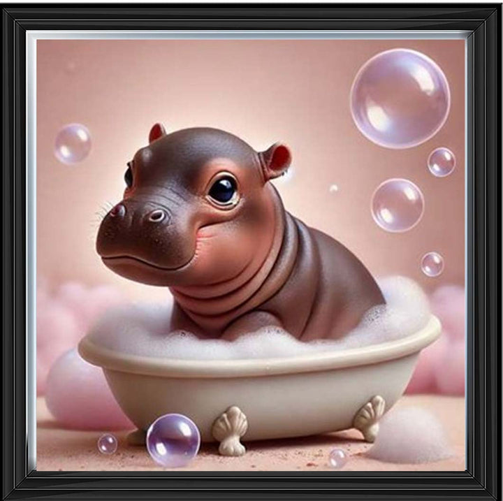 AN2204 Bathing Baby Hippo
