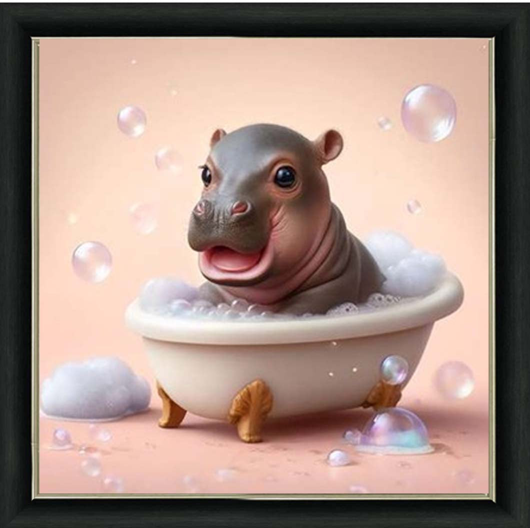 AN2205 Happy Baby Hippo in Tub
