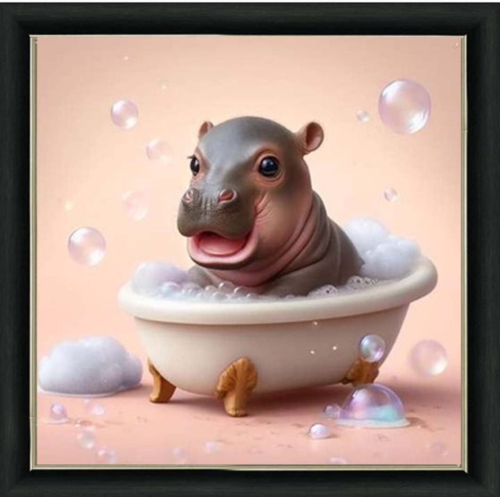 AN2205 Happy Baby Hippo in Tub