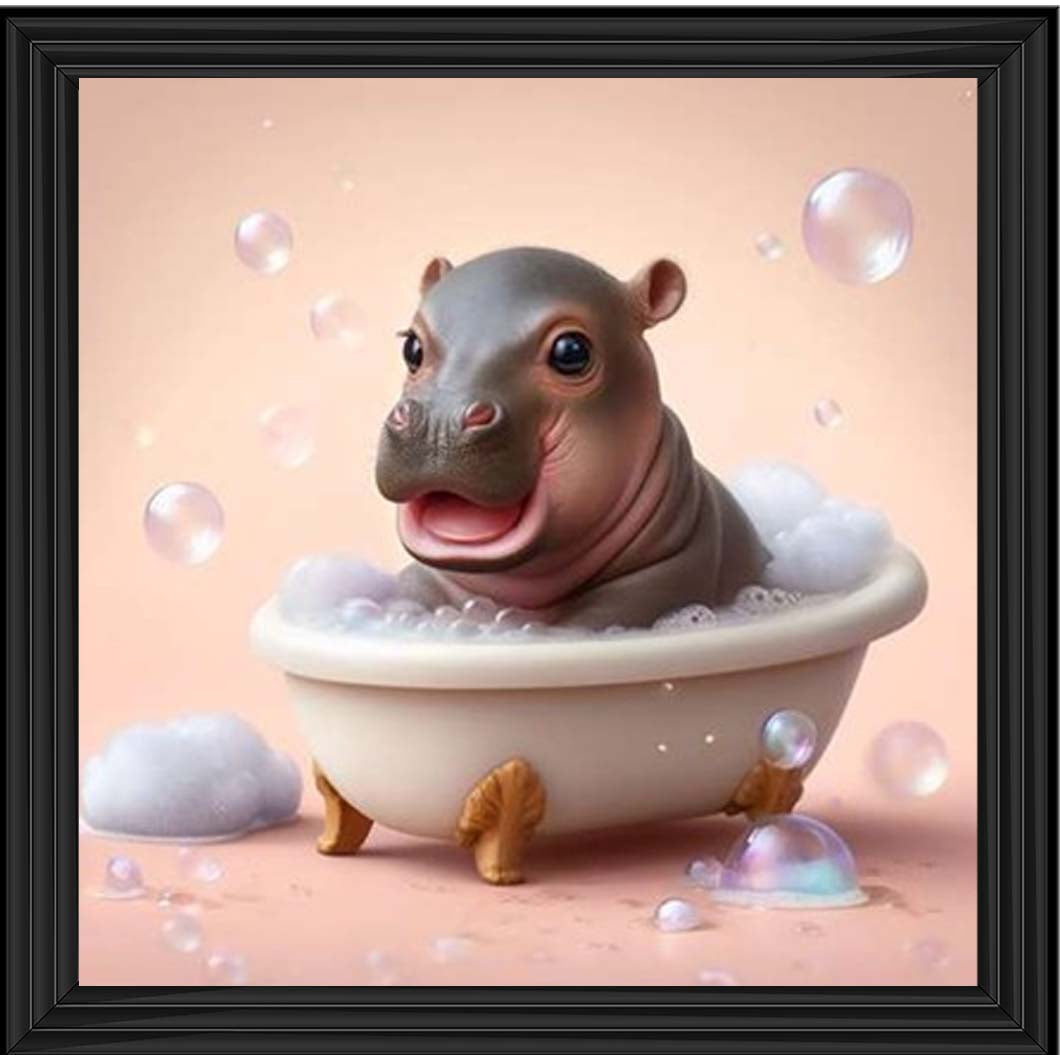 AN2205 Happy Baby Hippo in Tub