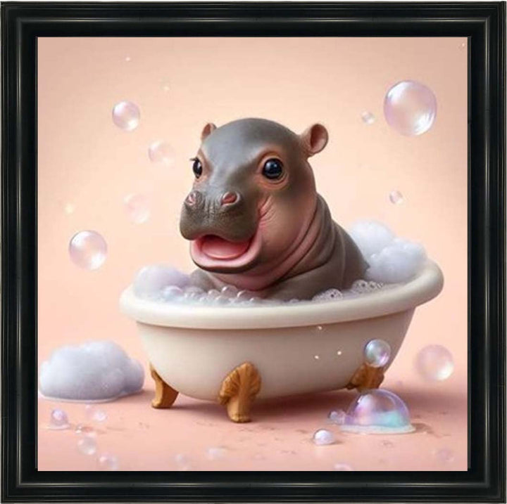 AN2205 Happy Baby Hippo in Tub