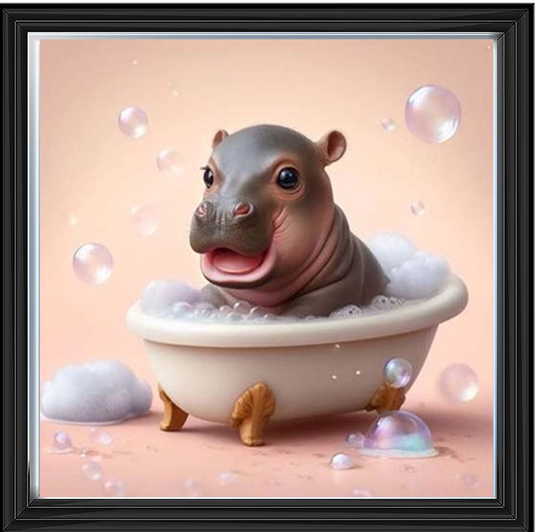 AN2205 Happy Baby Hippo in Tub