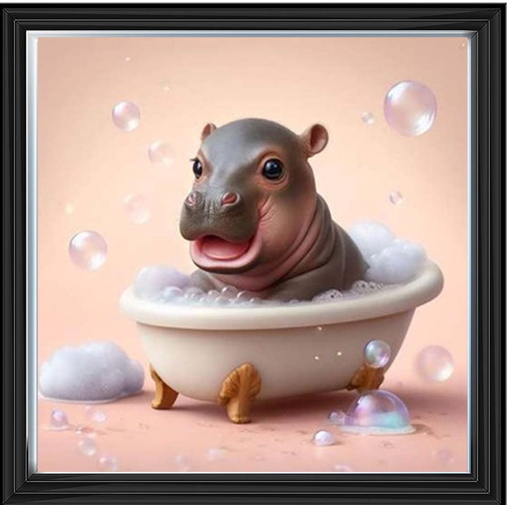 AN2205 Happy Baby Hippo in Tub