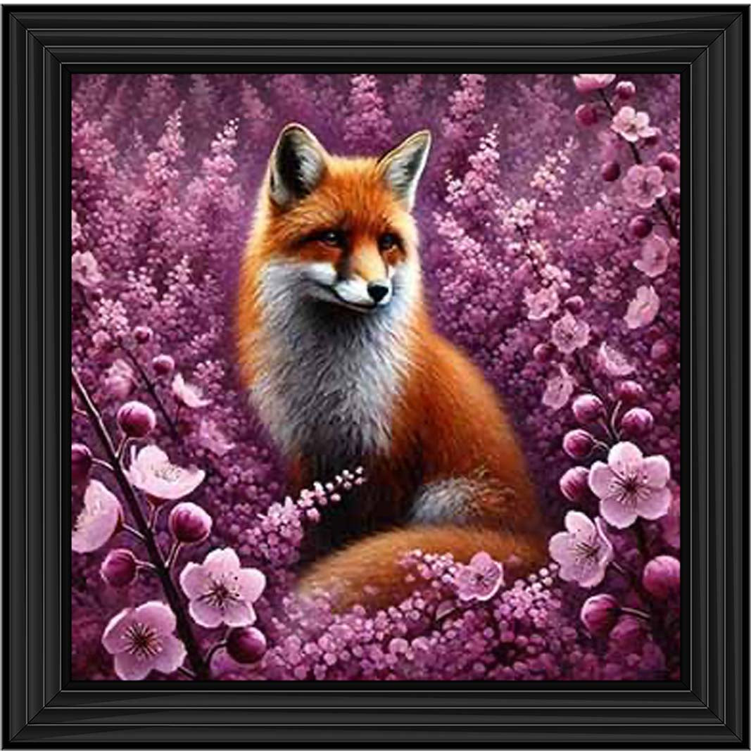 AN2215 Fox with Cherry blossom