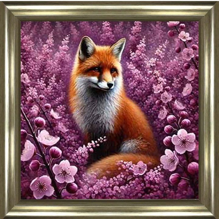 AN2215 Fox with Cherry blossom