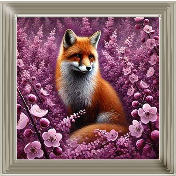 AN2215 Fox with Cherry blossom