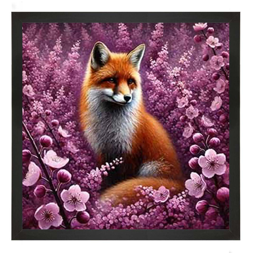 AN2215 Fox with Cherry blossom