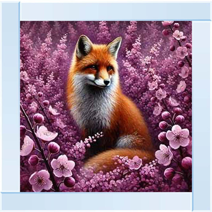 AN2215 Fox with Cherry blossom