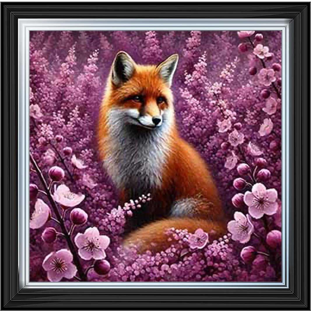 AN2215 Fox with Cherry blossom
