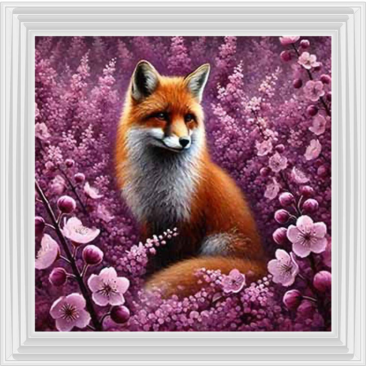AN2215 Fox with Cherry blossom