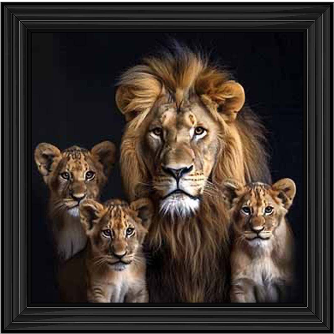 AN2218-C Three Cubs & Lion