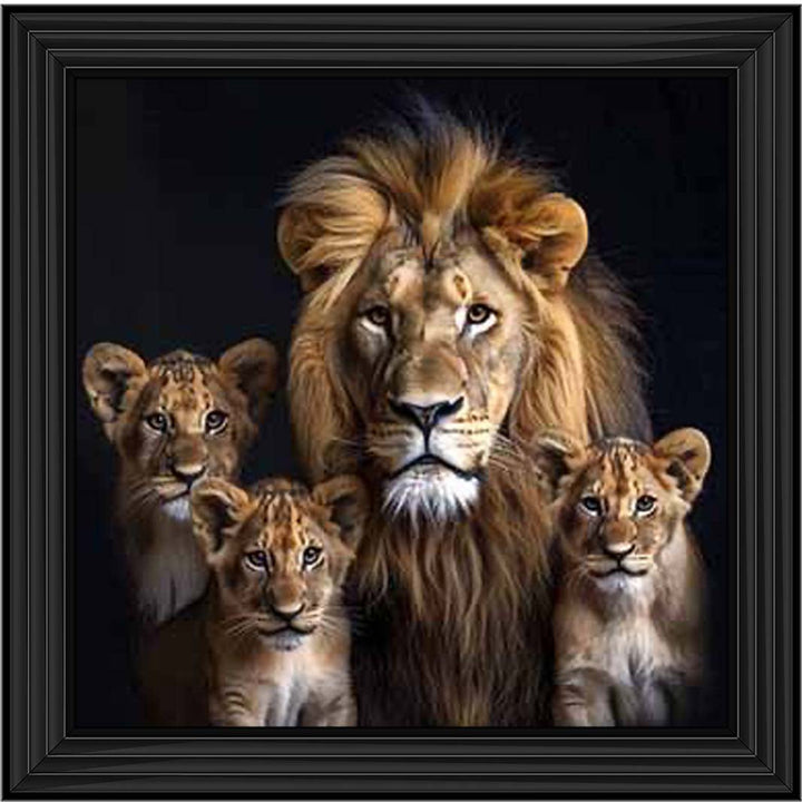 AN2218-C Three Cubs & Lion