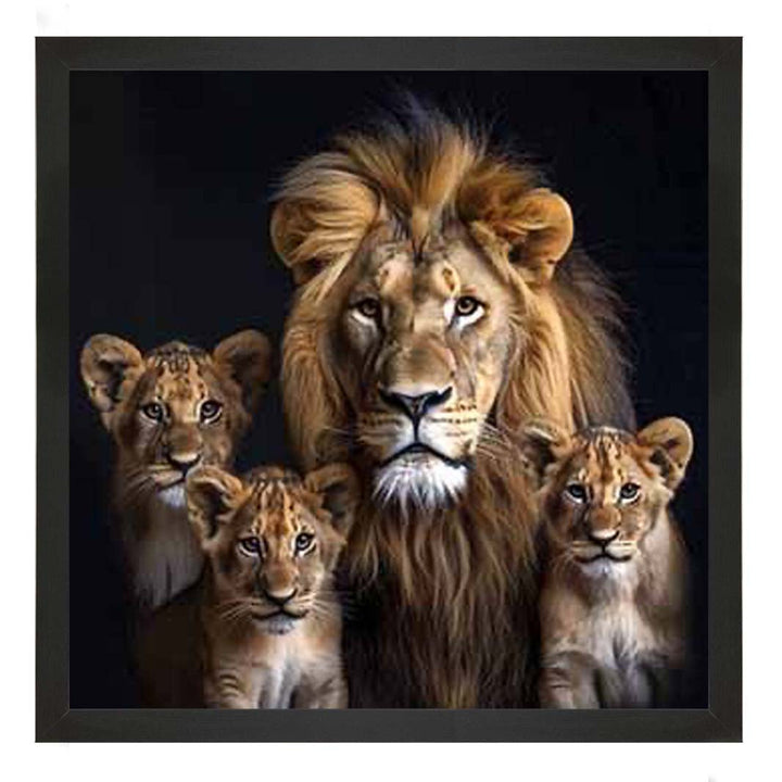 AN2218-C Three Cubs & Lion
