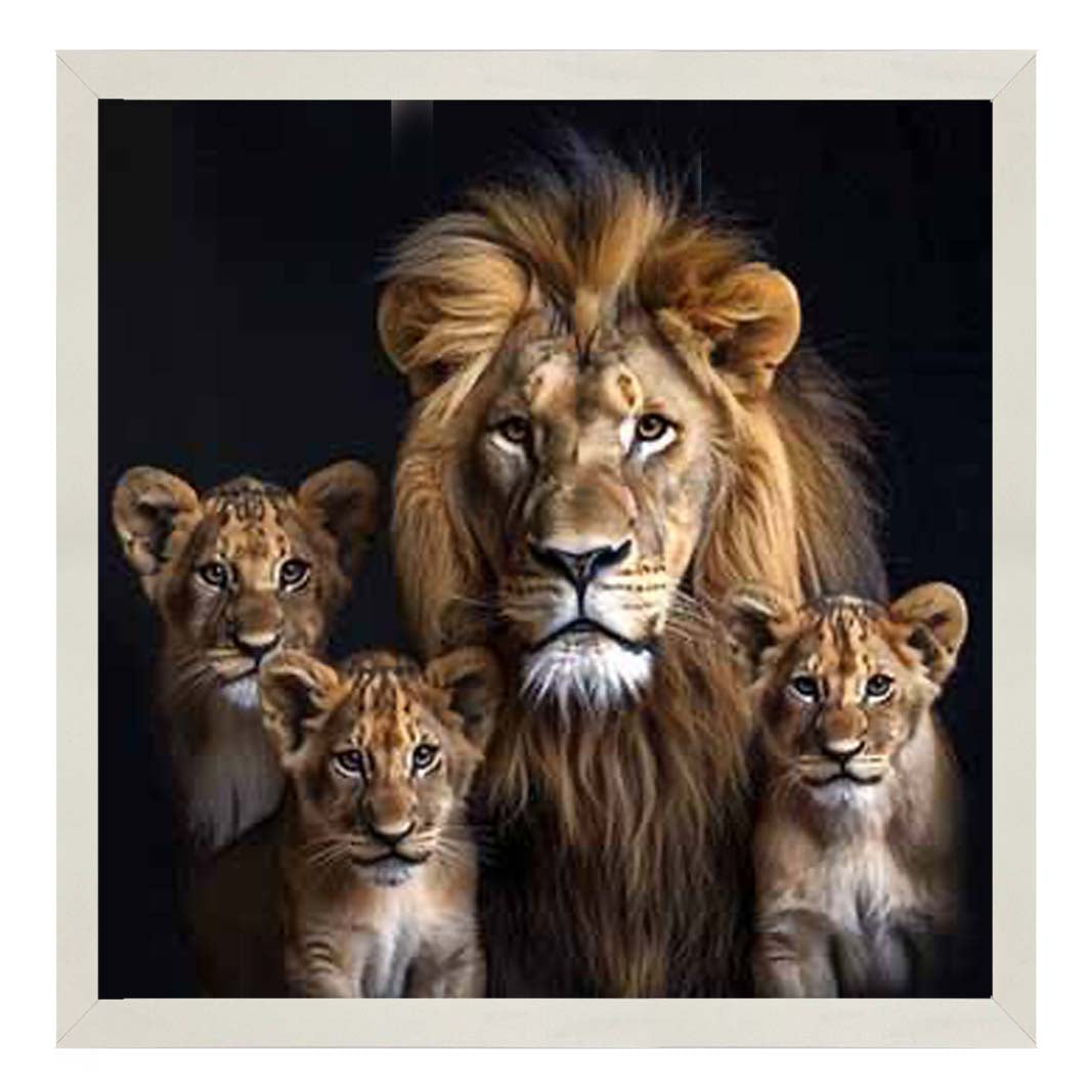 AN2218-C Three Cubs & Lion