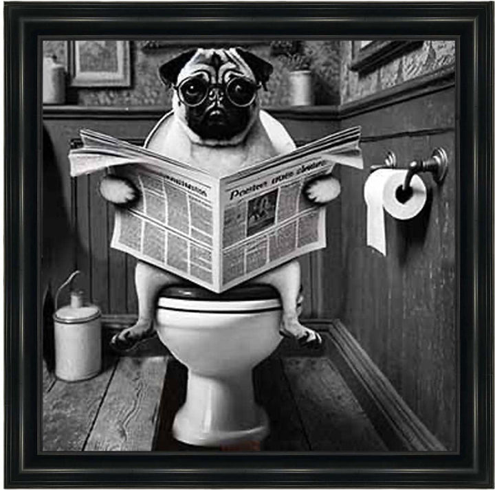 AN2235 Bulldog paper & Glasses