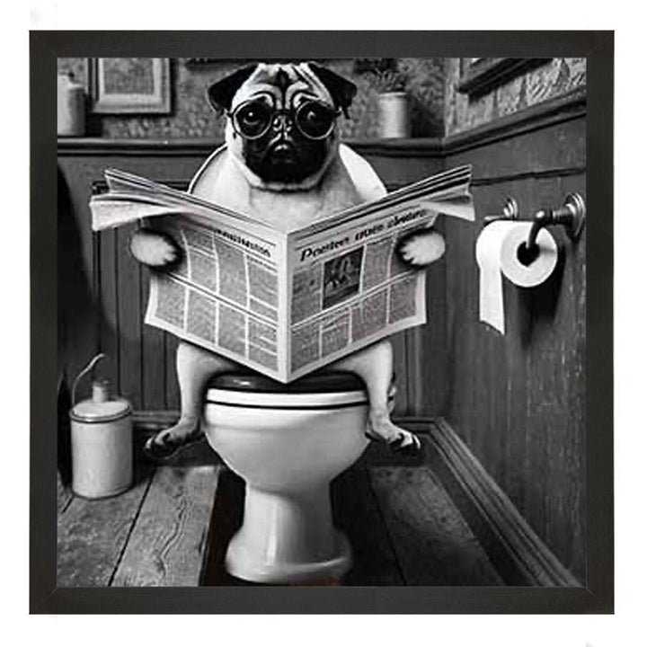 AN2235 Bulldog paper & Glasses