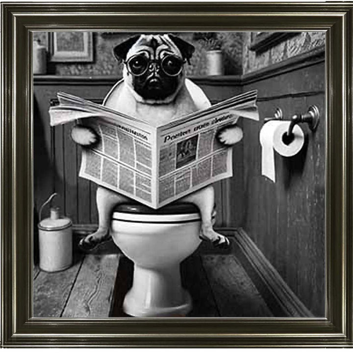 AN2235 Bulldog paper & Glasses