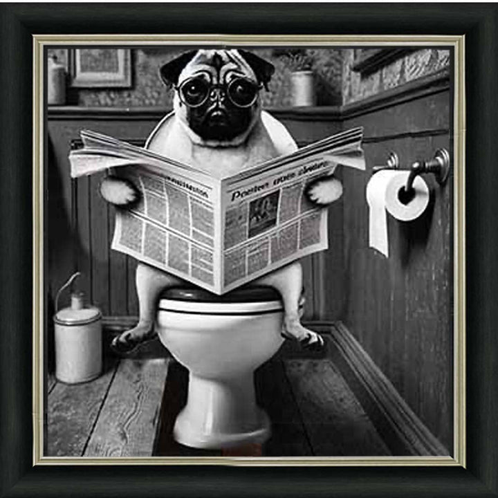 AN2235 Bulldog paper & Glasses