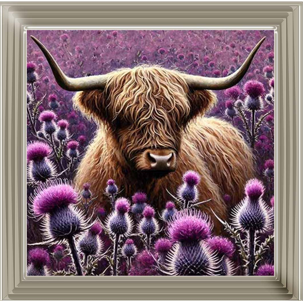 AN2236 Thistle Highland Coo