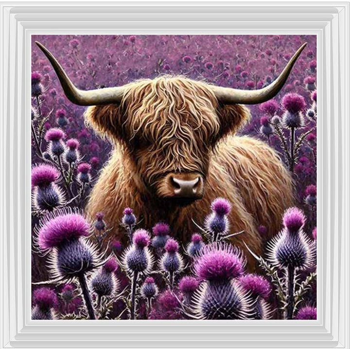 AN2236 Thistle Highland Coo