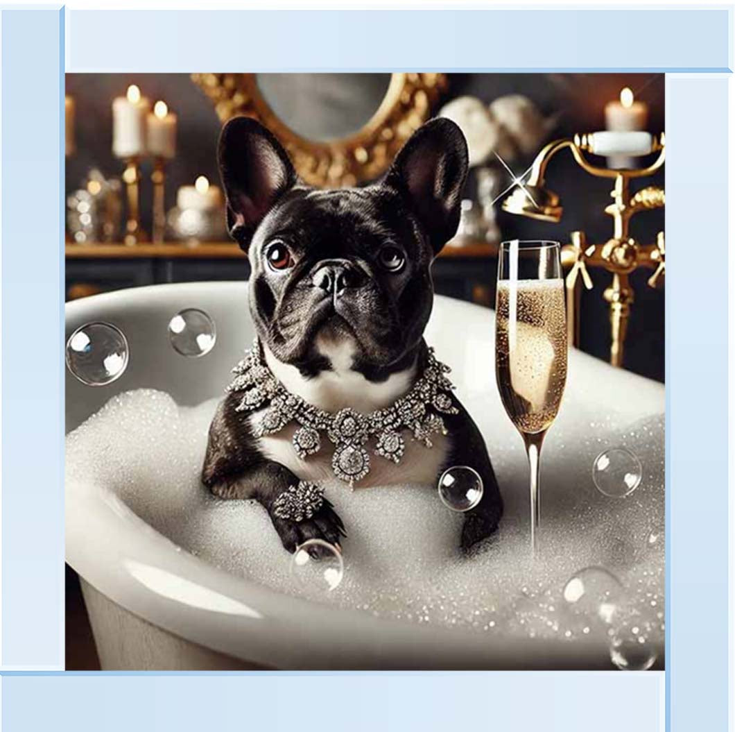 AN2256 Glamorous French Bulldog