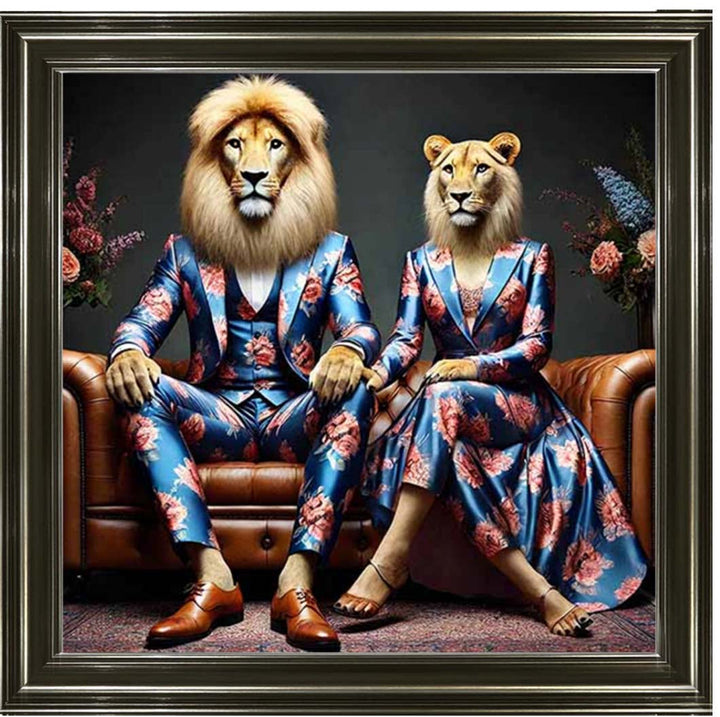 AN2259 Lion Couple Act As Human