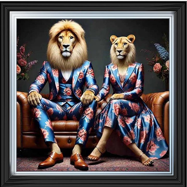 AN2259 Lion Couple Act As Human