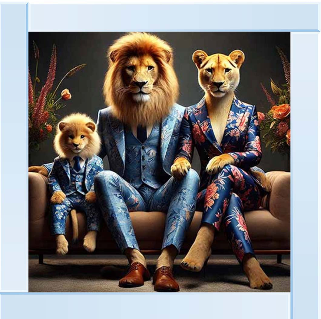 AN2260 Lion Family Act As Human
