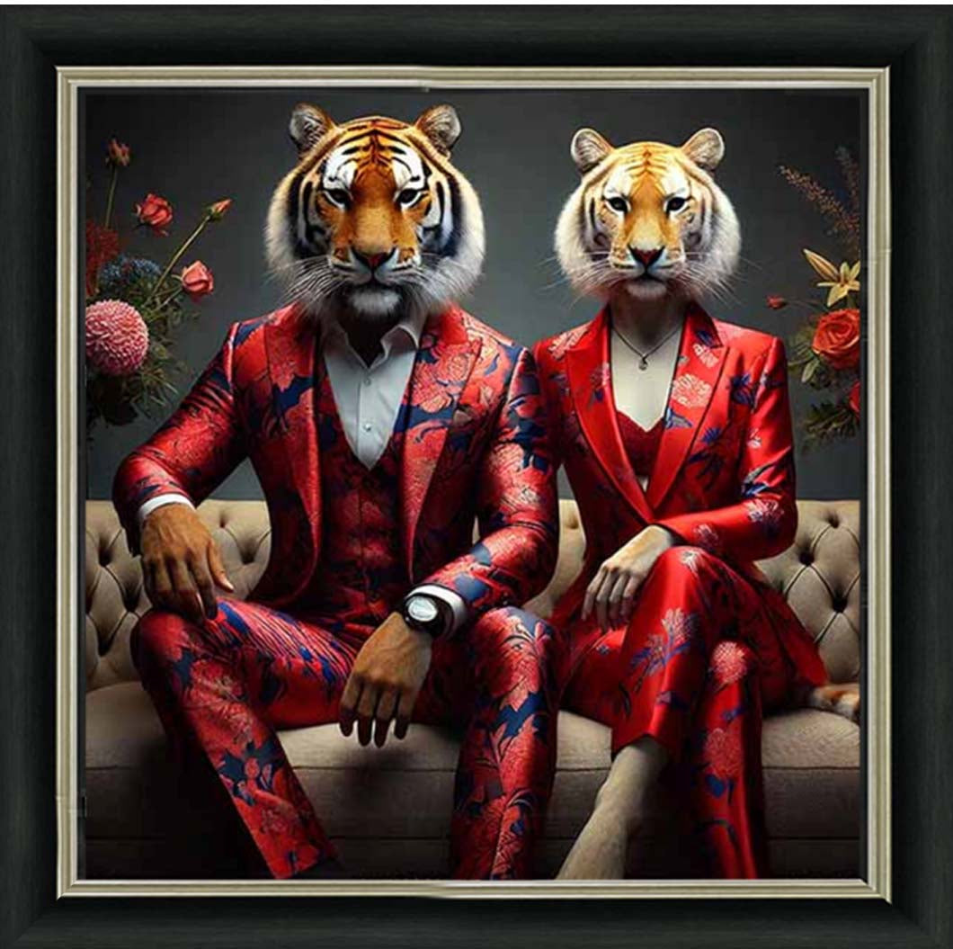AN2262 Tiger Couple Act As Human