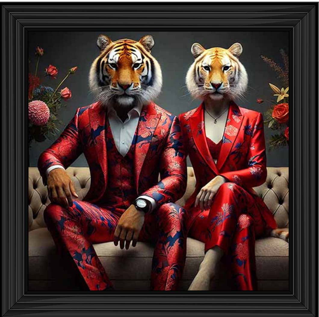 AN2262 Tiger Couple Act As Human
