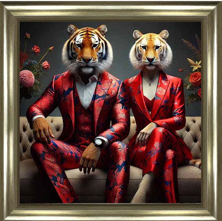 AN2262 Tiger Couple Act As Human